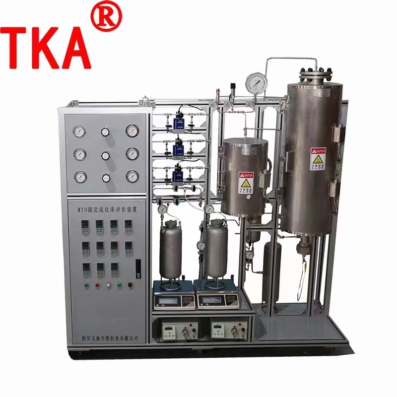 Fixed Bed Reactor with Mixing and Reaction Units for Gases, Liquids, and Solids