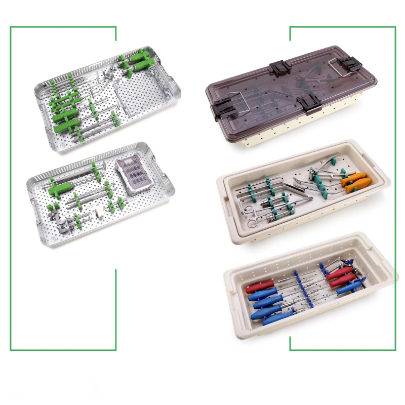 Polysulfone médical orthopédique Instrument chirurgical Case Cas PPSU Instrument