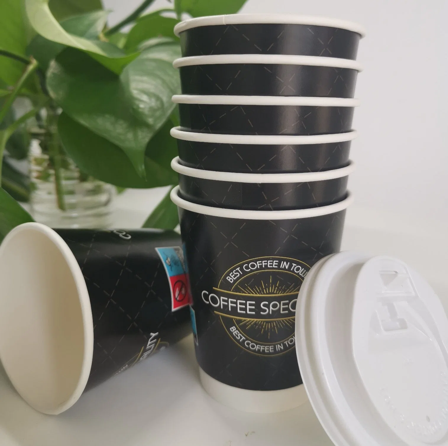 Factory Supply Good Quality 260g +18PE Double Wall 8 Ounce (oz) Disposable Paper Cup/Mug Coffee or Tea