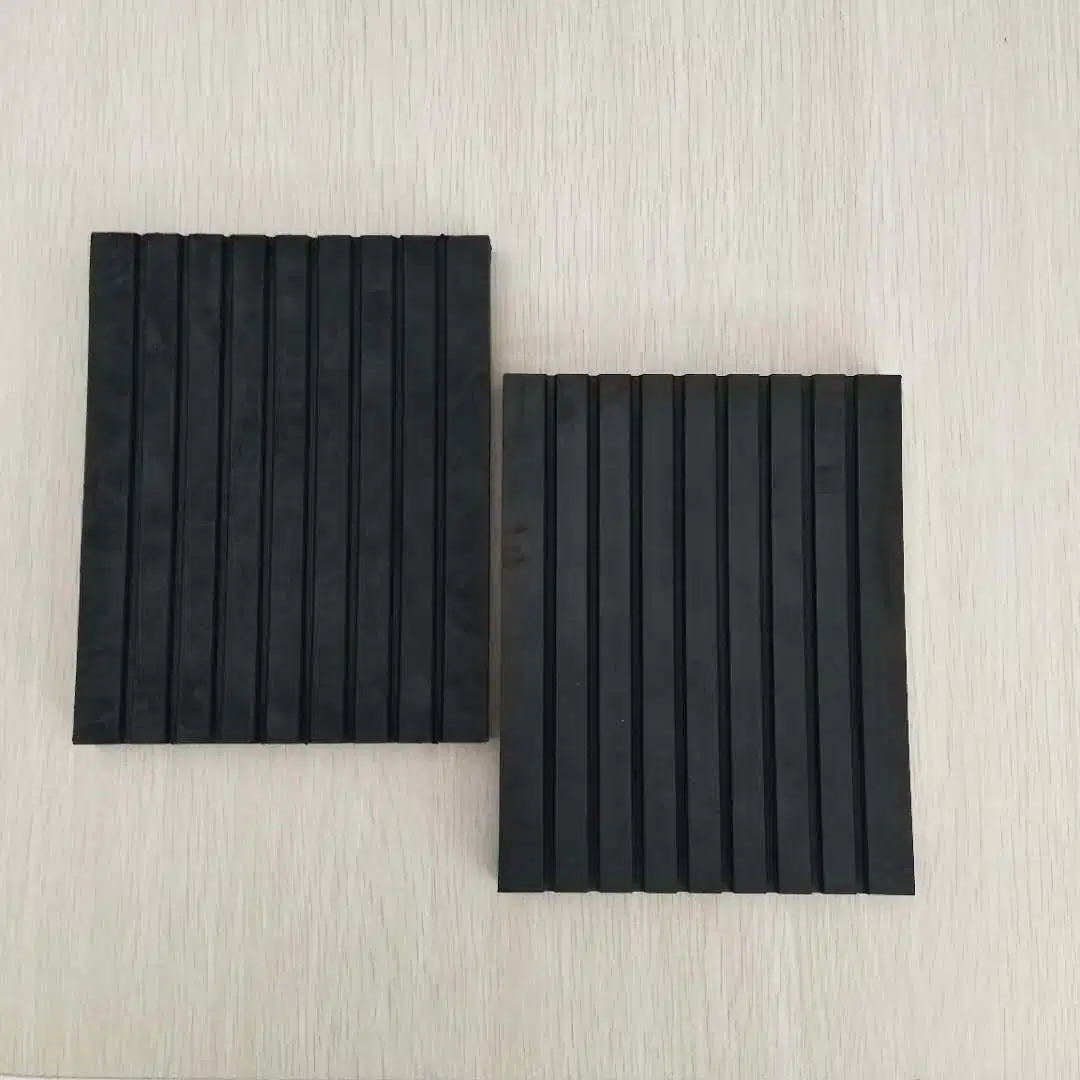 HDPE Rail Pad Manufacturer Rubber Grooved for Construction