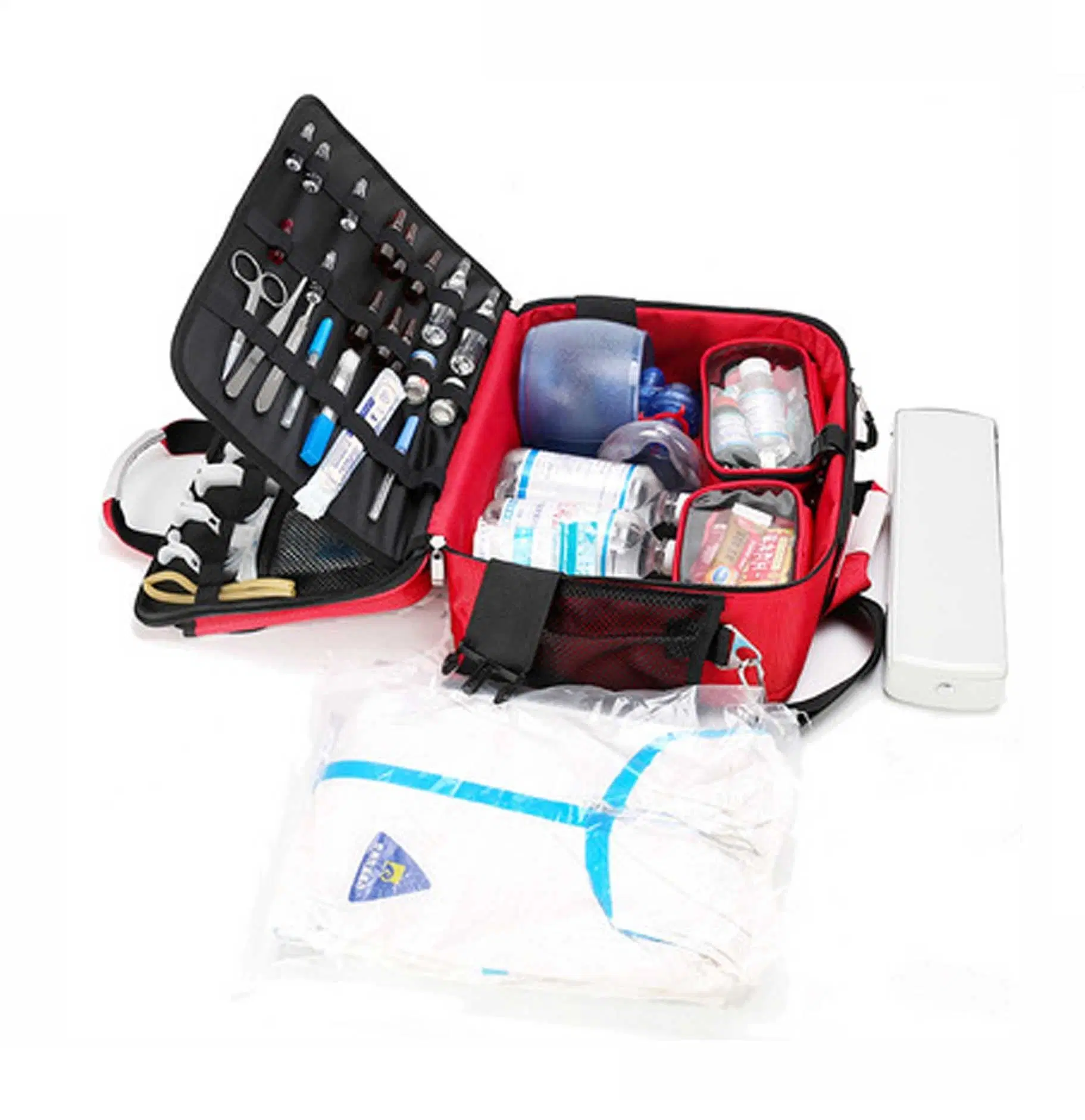 Advanced Life Support Rapid Response Corss Body Fireproof Adventure Paramedic Med Grab Medical Bag Kit Bags Equipped Medical Bag