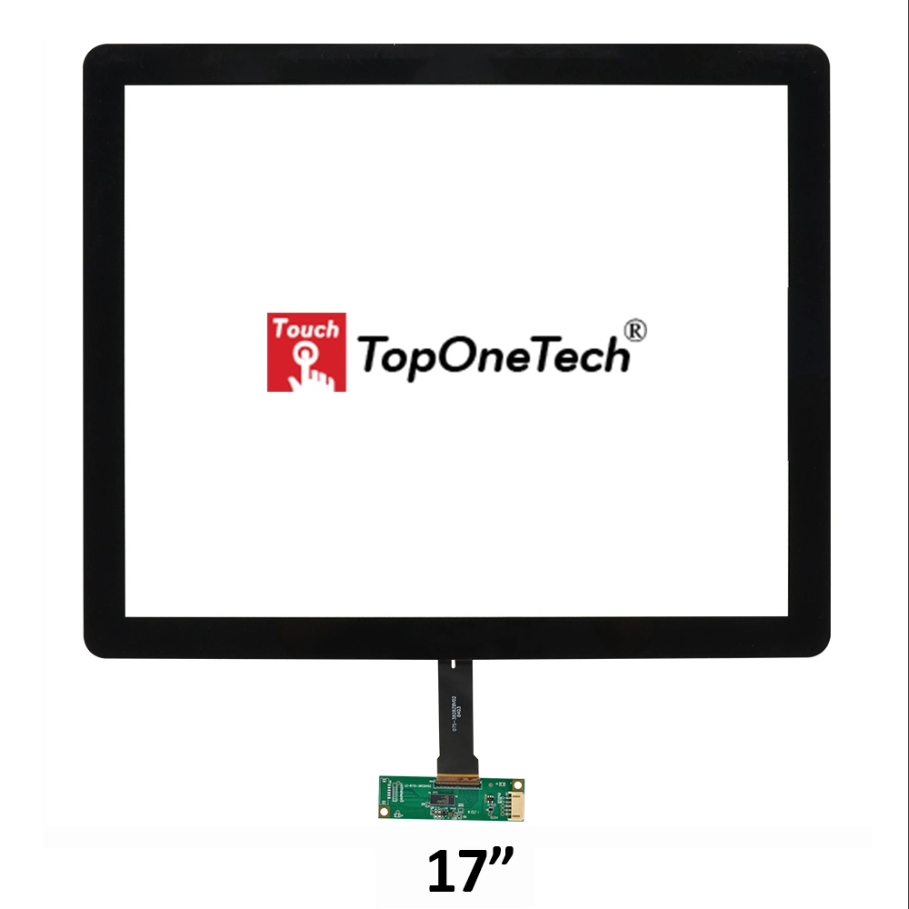 17 pulgadas capacitiva proyectada Multi 4: Pantalla táctil con pantalla táctil de 3 respuesta sensible vidrio templado de la interfaz USB para el aire de IPS módulo LCD TFT pegado óptico