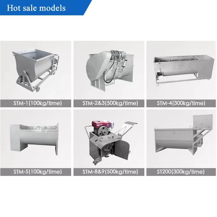 Satrise 4 kW Acero inoxidable compost máquina mezcladora Mezcladora de setas