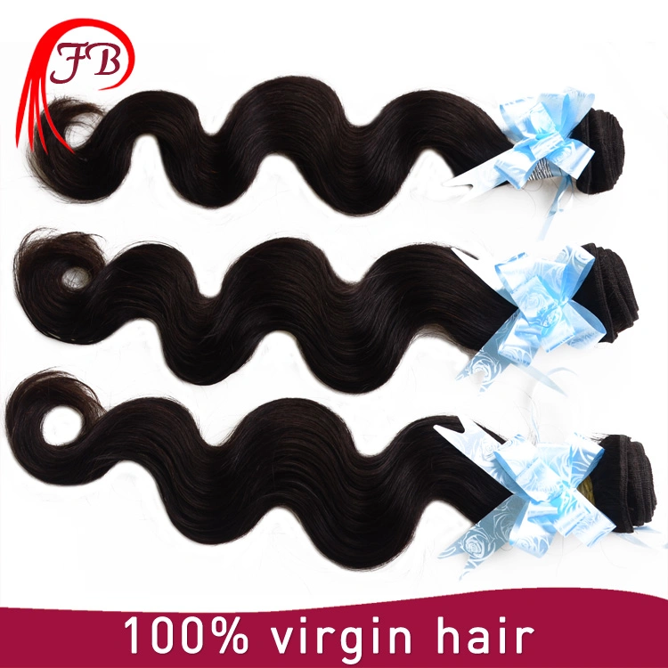 Chinese Wholesale/Supplier Distributors Hair Weavon, Body Wave Natural Color Braiding Hair Extension