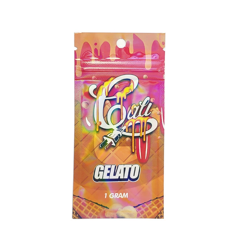 Tapón de Cali Golden Vape 0.8ml cartuchos de 1ml Carro de bobina de cerámica de Cali vacíos los tanques de aceite espeso 510 Vape atomizadores E-CIGS vaporizadores plumas embalaje holográfica de Cali