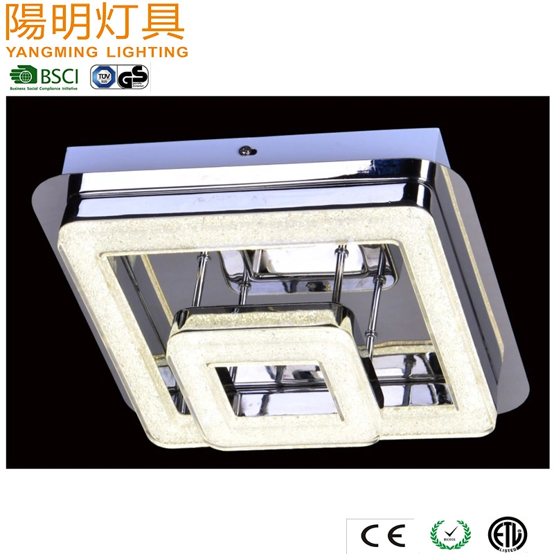 Good Sale Chrome LED Strip Square Ceiling Lamp for House Decoration High Quality Ceiling Fixture