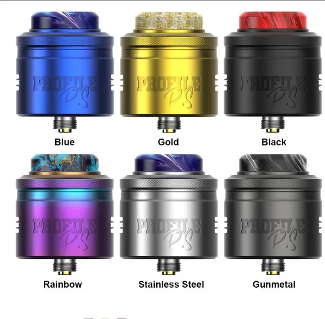 Высококачественный Wotofo Profile PS Dual Mesh RDA Atomizer 28,5 мм Прямой или с возможностью приседания капель