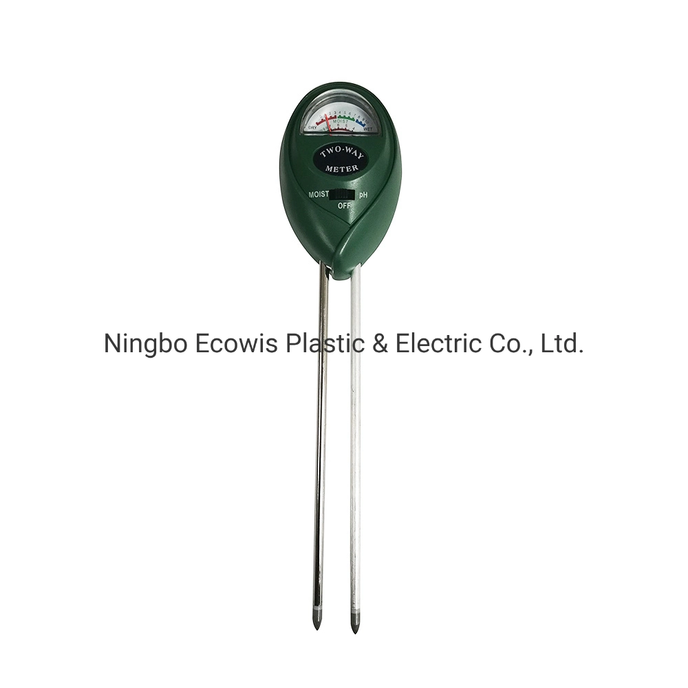 2 in 1 Round pH Test Soil Moisture Meter