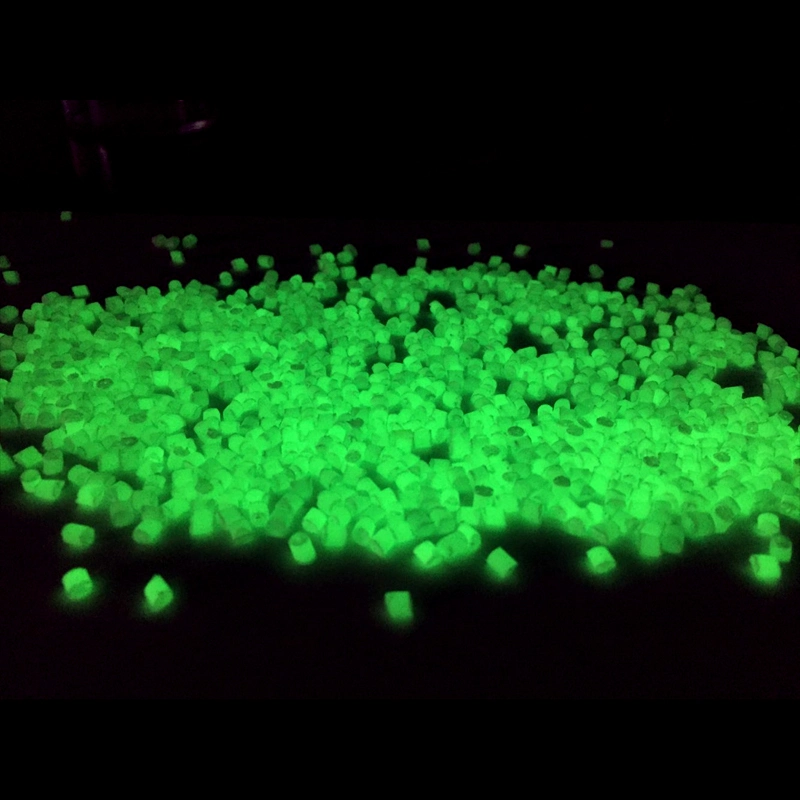 Masterbatch de cores luminosas para produtos de plástico escuro Glow in