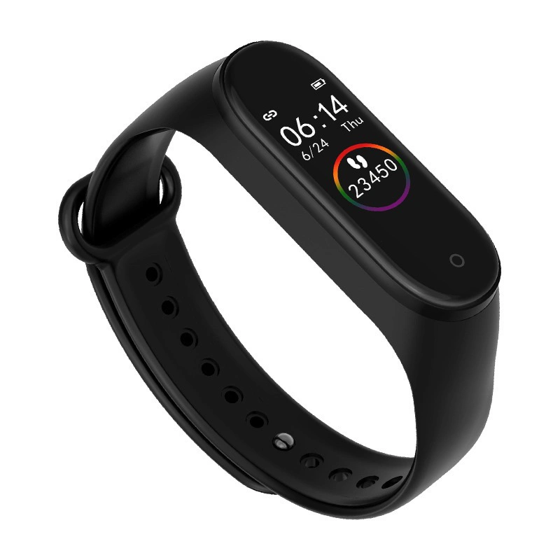 Correia colorida Watch M4 SmartWatch Fitness Smart pulseira Relógio inteligente de pulseira 4