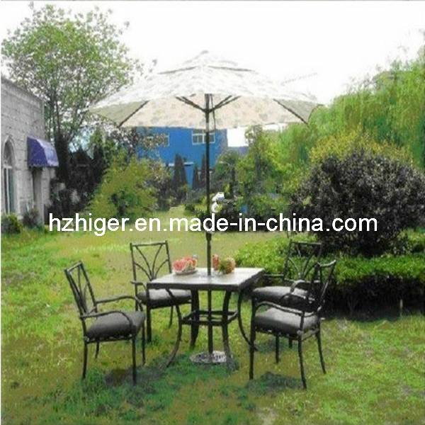 White Compact Rattan Outdoor Garden Furniture Dining Set (HG803)