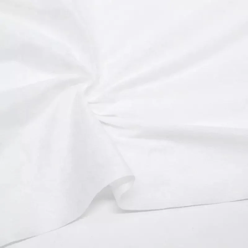 Matières premières Spunlace Non-Woven Tissu viscose Prix Prallel Spunlace des couches pour bébé lingettes humides en cuir synthétique