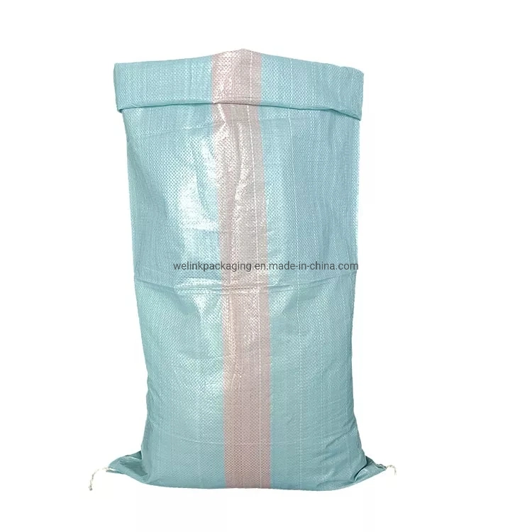 BRC SGS fábrica certificada ISO Mayoreo de Polipropileno Virgen 25kg 50kg Bolsa vacía tejida de PP para semilla de grano de maíz de arroz Bolsa de envasado de trigo de Harina de azúcar