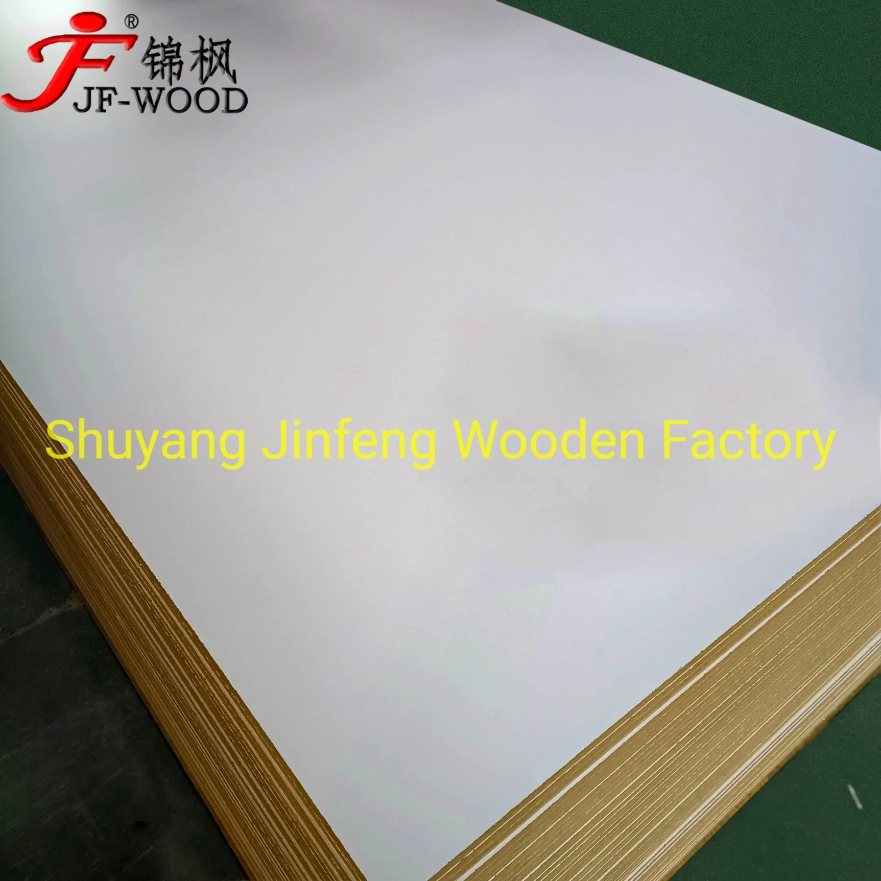 W2241 Melamine Solid Color MDF HDF Medium Density Fiberboard 1220*2440*17mm Both Sides Smooth Melamine Paper