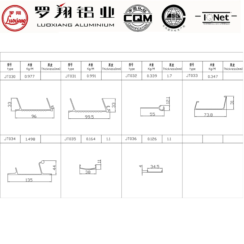 Anodized Ladder Aluminium Extrusion Anodizing Ladder Aluminium Profiles Industrial Aluminium Profiles