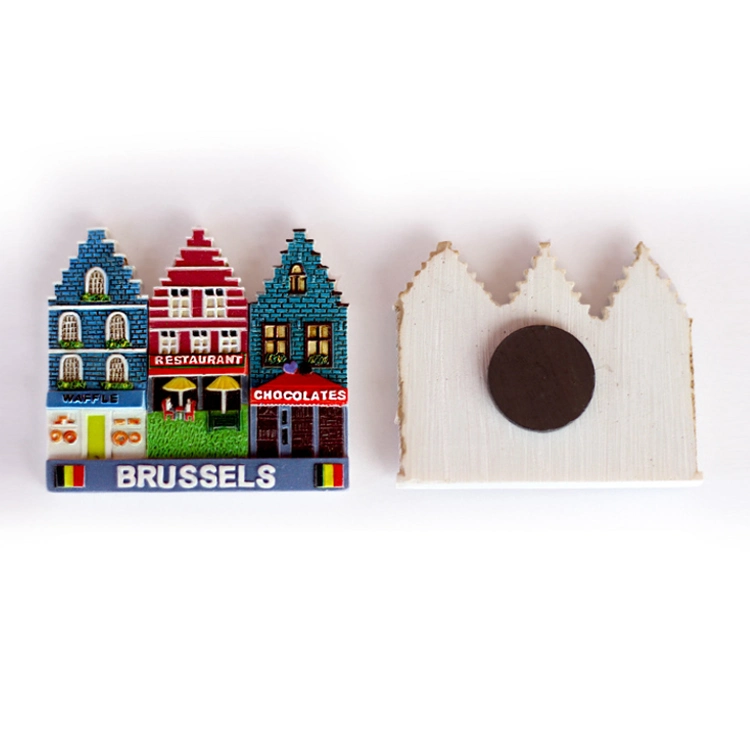 Großhandel Europäische Reise Geschenke Farbe Haus Niederlande Dänemark Kopenhagen Souvenir Kühlschrankmagnete