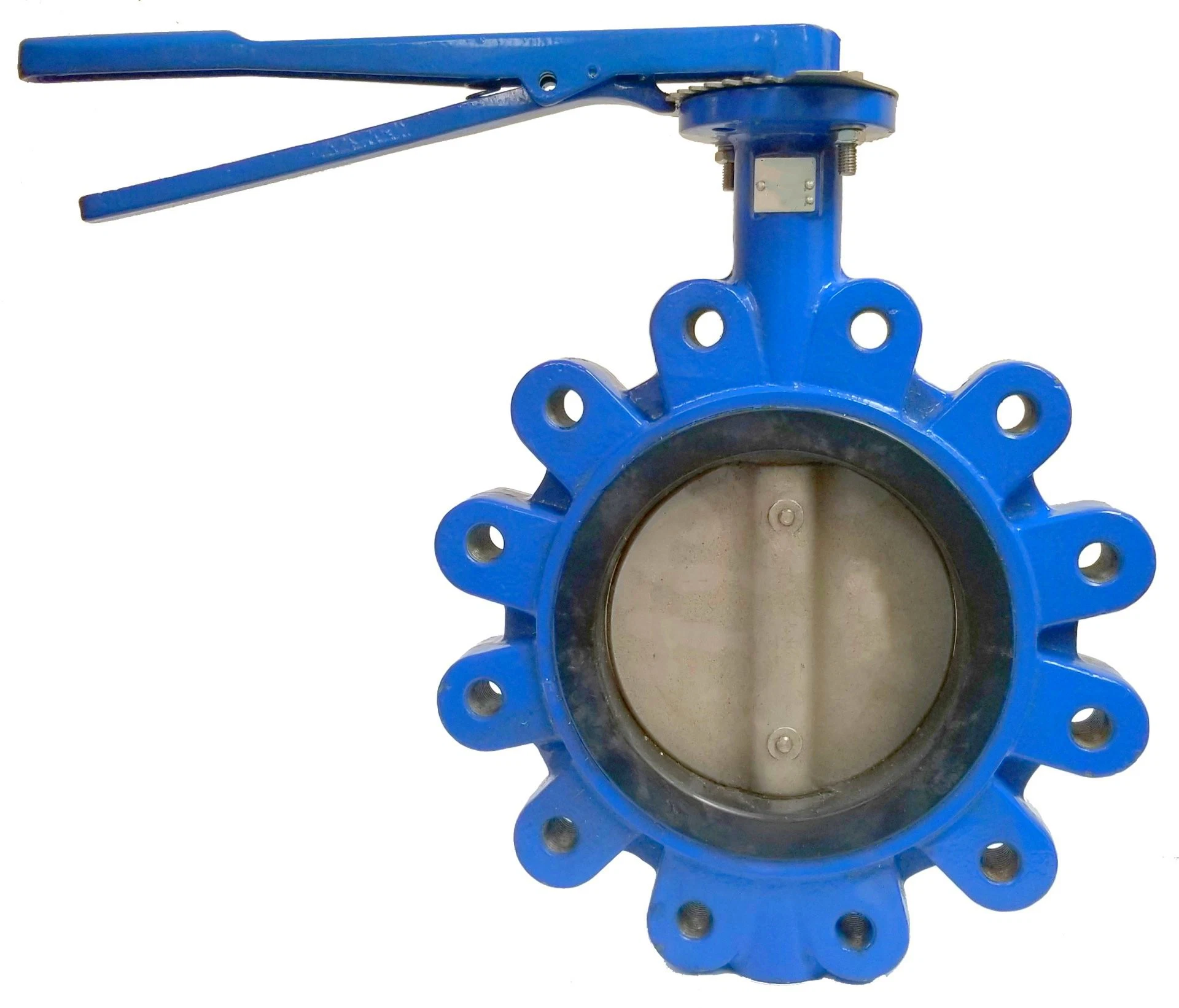 Metal Casting Ductile Iron/Carbon Steel Rubber Seal Manual Butterfly Valve