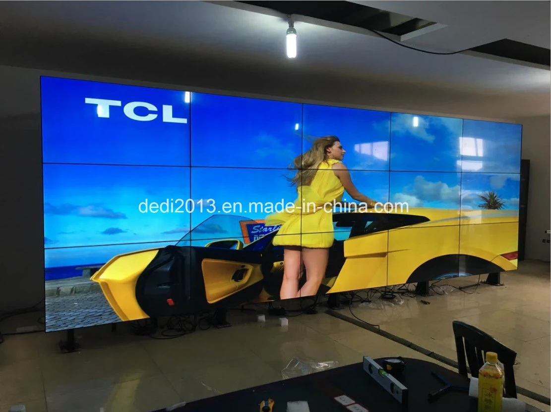 49inch Aluminium Floor Standing LCD Splicing Video Wall