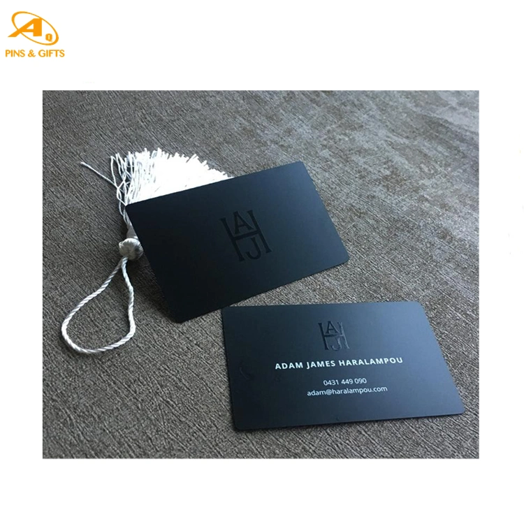 Manufacturer Gift Card Customized Magnetic Stripe Stainless Steel Metal Name Business Card