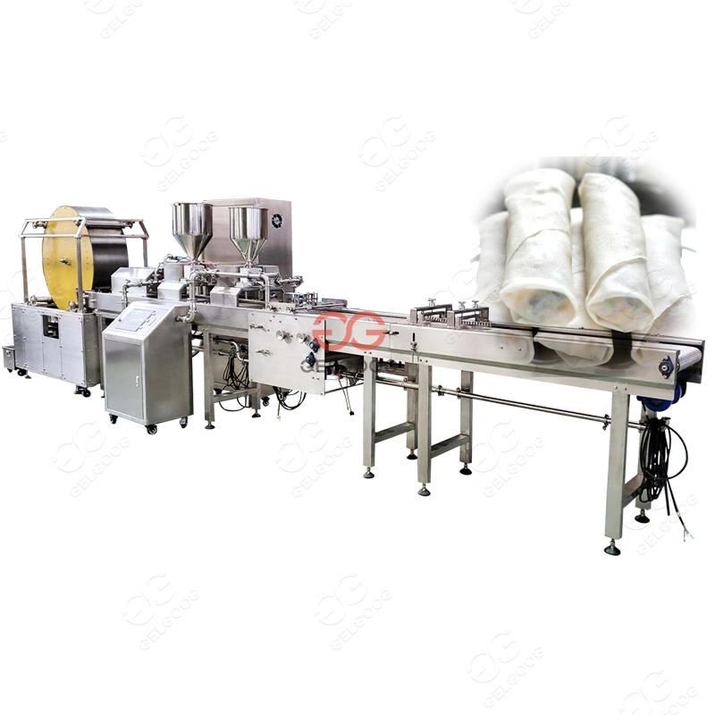 Industrial Spring Roll Complete Line Spring Roll Folding Machine Automatic