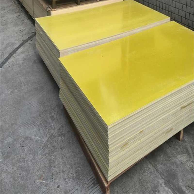 Yellow Color Grade a Epoxy Resin Fiberglass Cloth Sheet Material