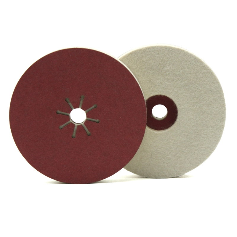 100% Wool Grinding Wheel 7 Inch Red Wool Felt Polishing Wheel