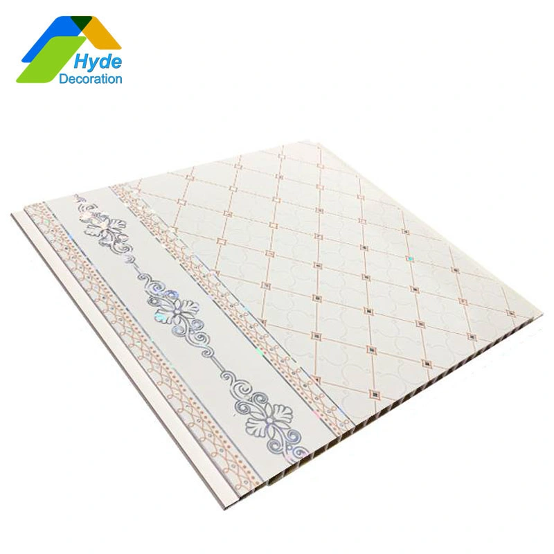 Ksa /EAU/ Mercado Catar 250mm /300mm de largura Eco-Friendly Techos de painel de PVC para materiais de decoração