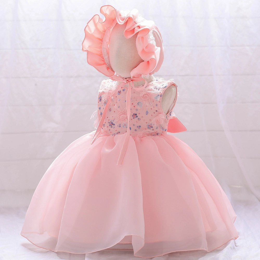 Grossista Customs Party Dress Shining Kids roupas Princess Dress Children Vestuário