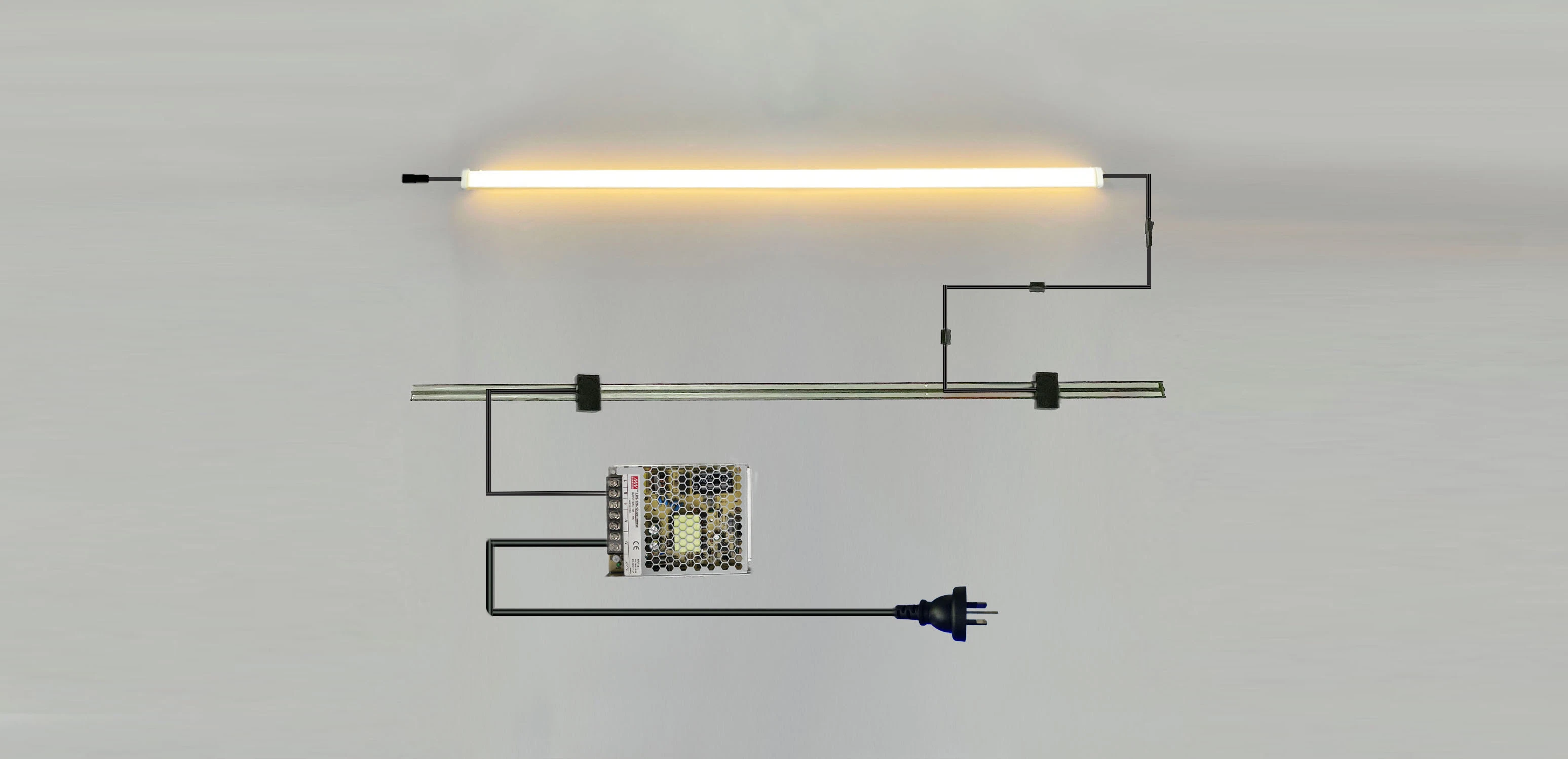 Rail de connecteur de mini-aimant Super Light Bar Magnetic Power Track