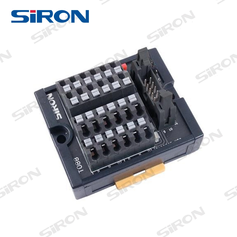 Siron T088 8-Bit Input/Output Terminal Block Connected to 2/3 Terminal Block for Signal Control