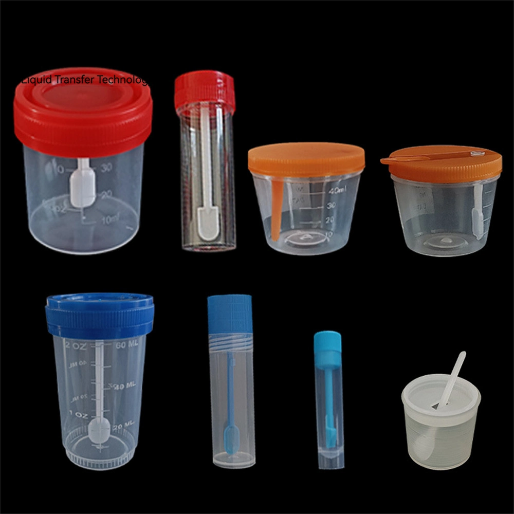 Plastic Urine Sample Cap Medical PP Tubes Hospital Supplies 30ml 50ml 100ml Urine Tube