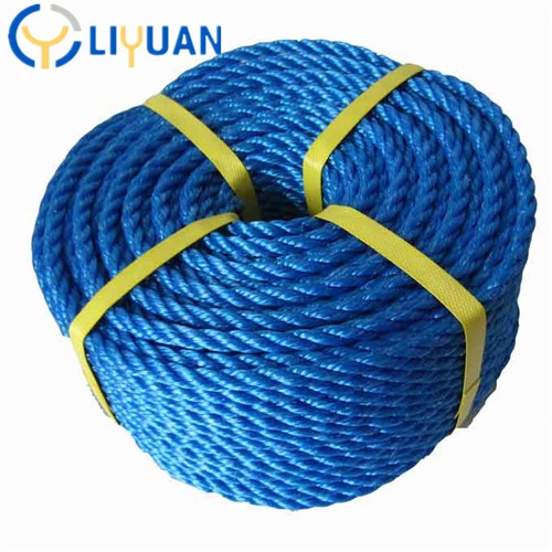 10-Strands Braided Polyester/PP/Nylon Shipping and Mooring Rope
