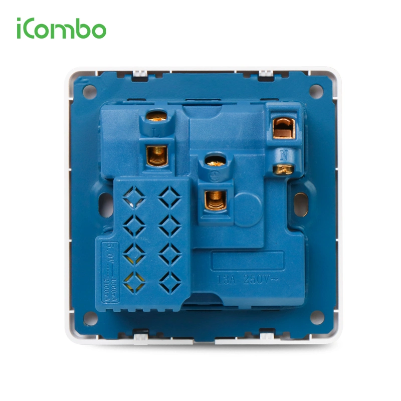 High quality/High cost performance OEM/ODM Retardant PC Switched Power Multi 5 Pin Outlet with USB Charging