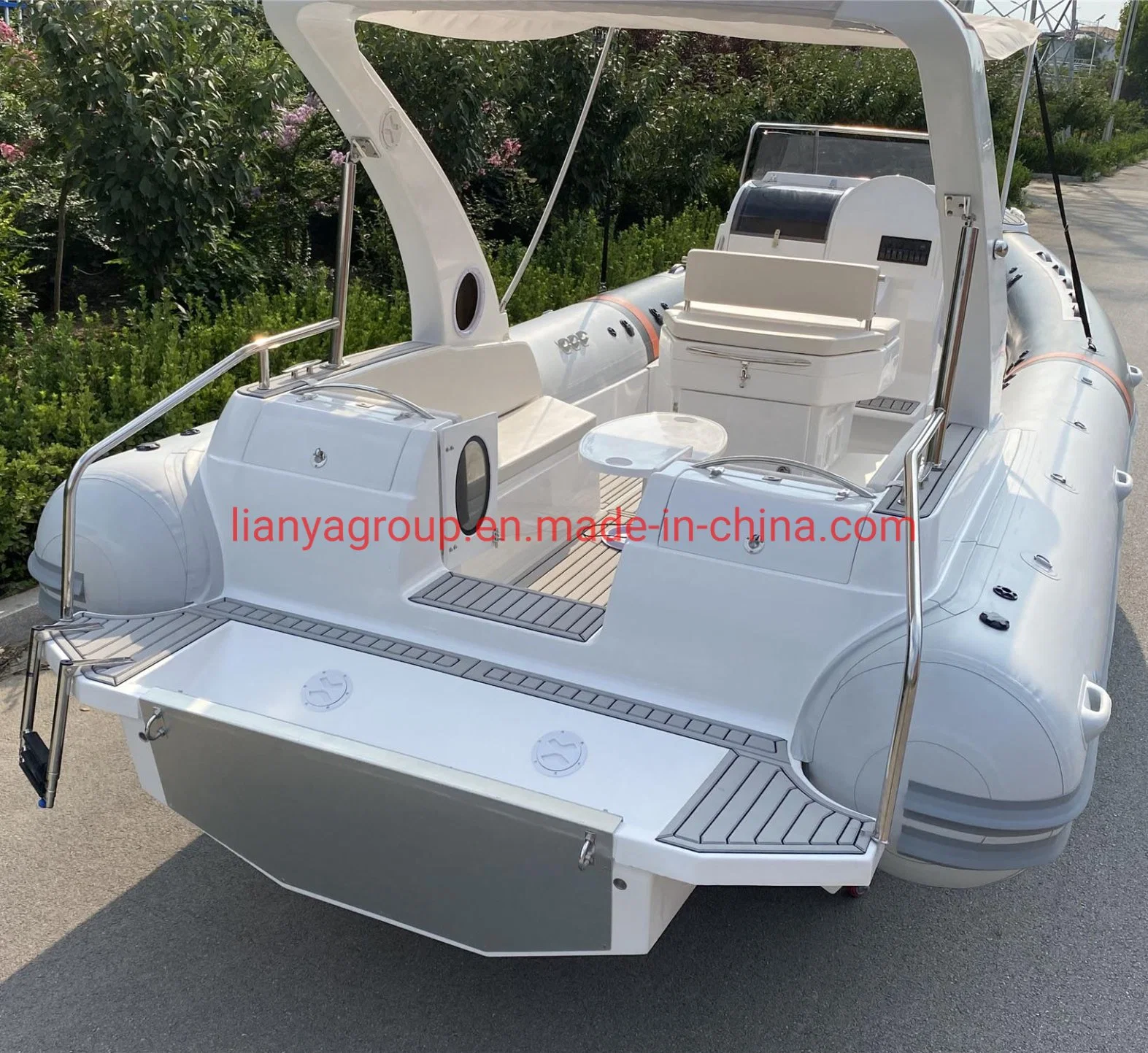 Liya 8.3meter Large Rib Boat Fiberglass Passenger Boat with 12people