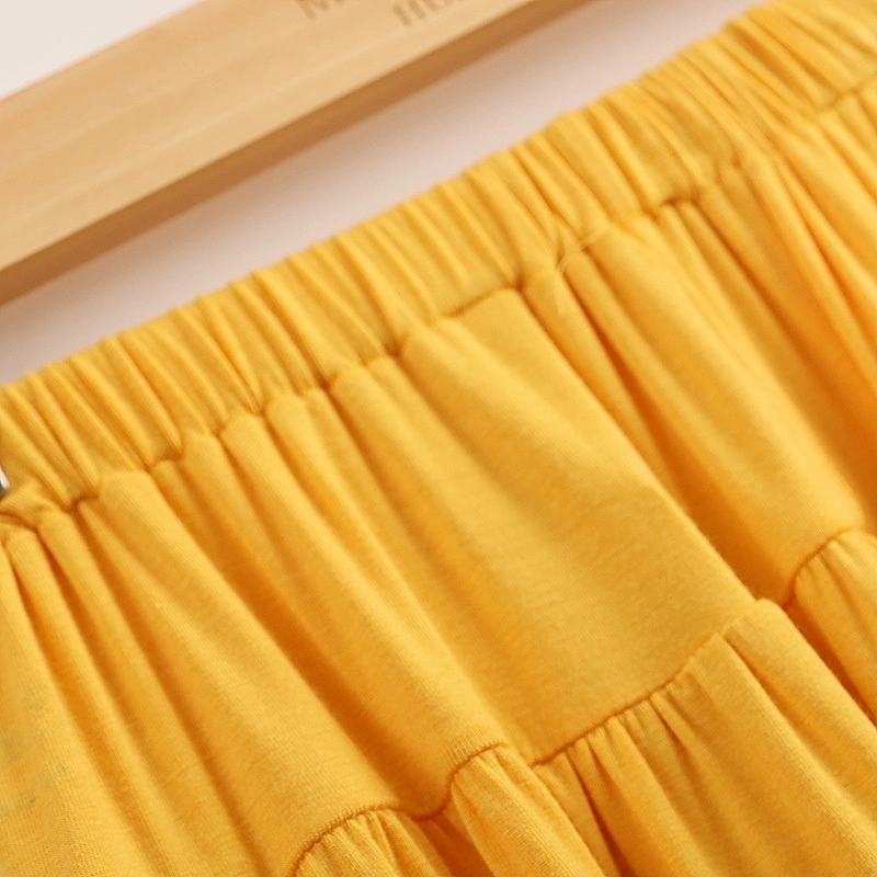 Girls Fashion Skirt Candy Colors Female Mini Elastic Pleated Short Solid Skirts