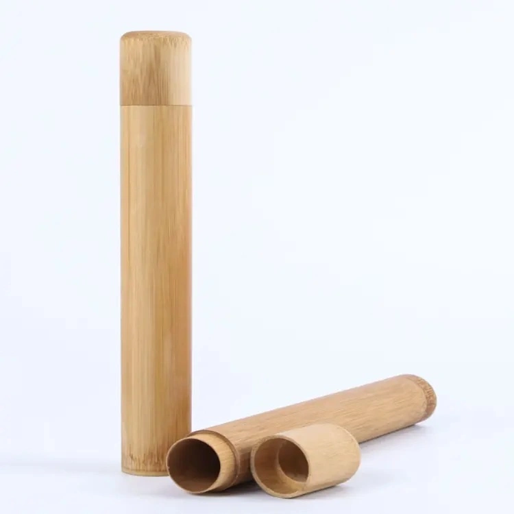 Высококачественная зубная щетка 100% натуральная зубная щетка Bamboo Eco-friendly Bamboo Корпус трубки