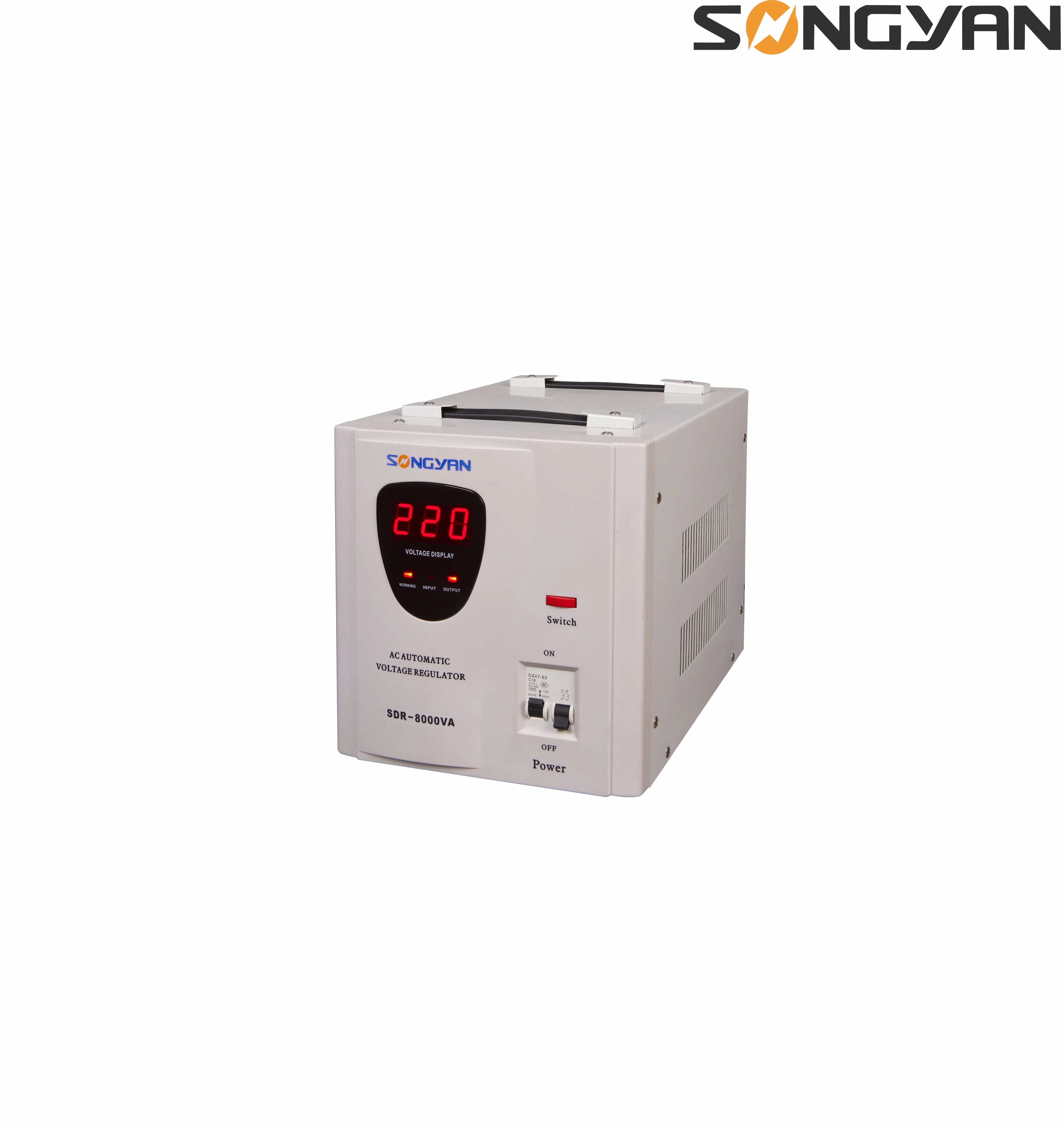 220V Single Phase AC Voltage Regulator Stabilizer