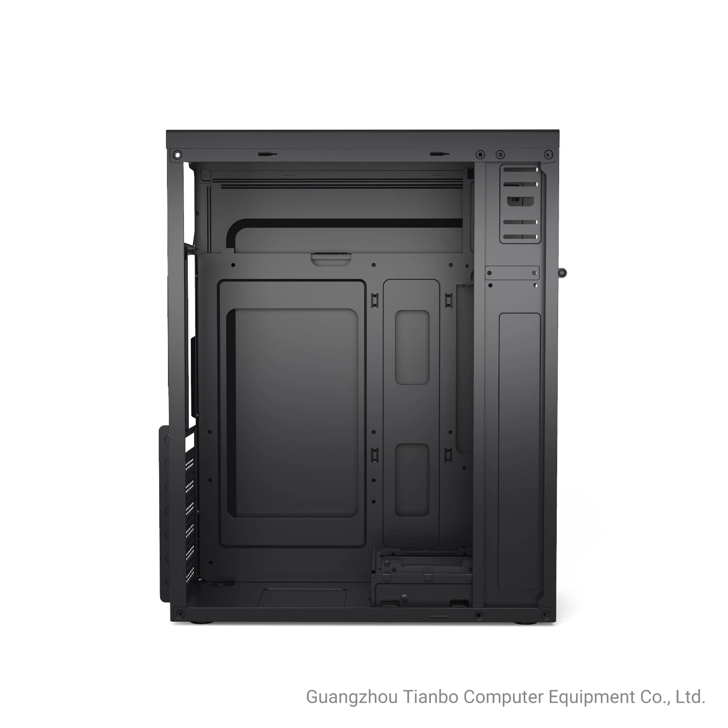 Traditional Vertical Computer Cabinet Small Size ATX Computer Case