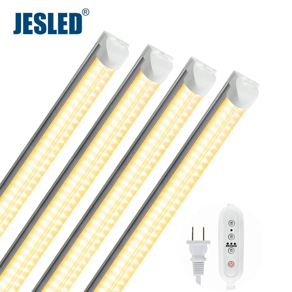 مجموعة T8 Linkable النمو أنبوب الضوء الكامل الطيف LED ينمو الضوء للنباتات الداخلية ينمو أنظمة الإضاءة