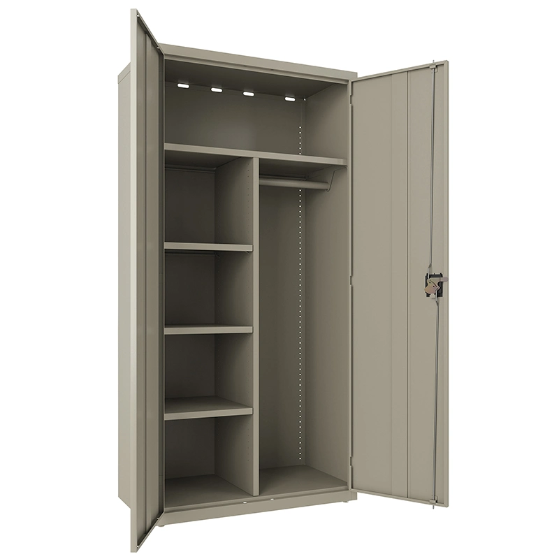 Medical Health Furniture Manufacturer Custom New Design 2 Door Metal Storage Cabinet Shelves