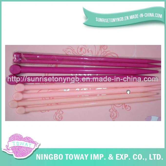 Various Size Colorful Aluminum Bamboo Plastic Knitting Needles