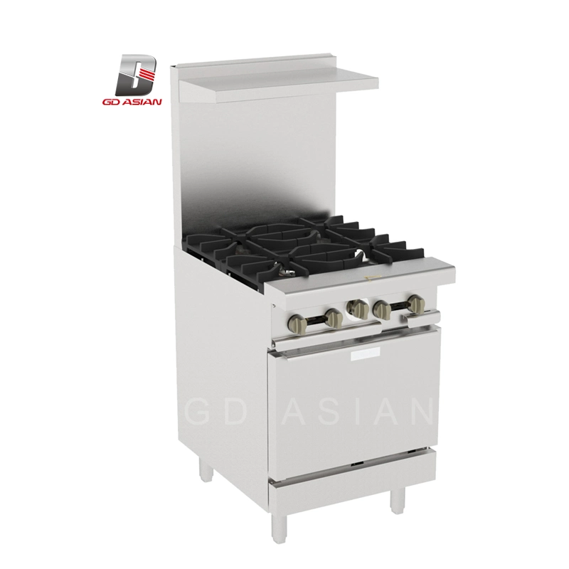 High quality 4 Burner Kitchen Equipment Gas Cooking Range with ETL