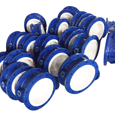 PTFE / F4 Lined Butterfly Valve (Ball Valves CS/F46, D371F4-16C, Pneumatic Q641F46-16C) for Chemical Acid Tank