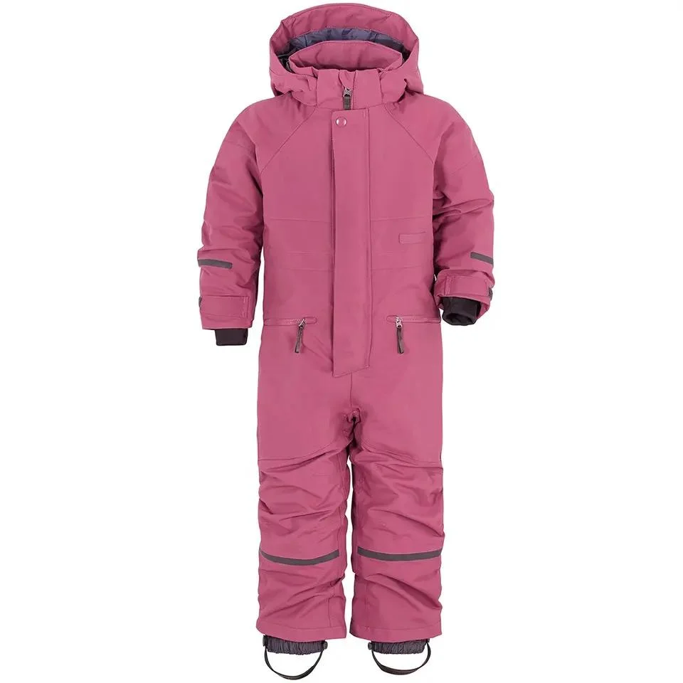 OEM Customized Fashion Jumpsuit Ski Suit for Children Snowboard Wear Down Jacket Kids