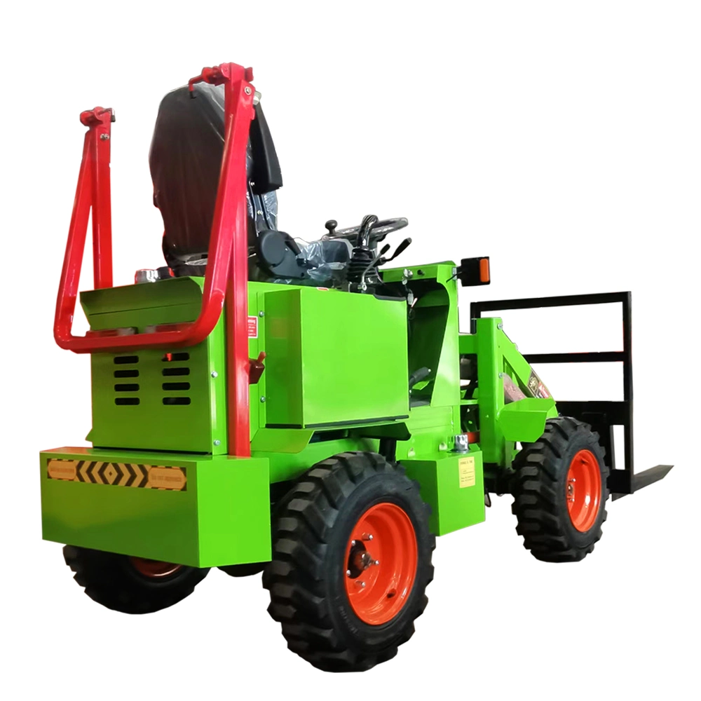 Mini Wheel Loader Sand Loader Shovel Lift Forklift Pallet Electric Loader