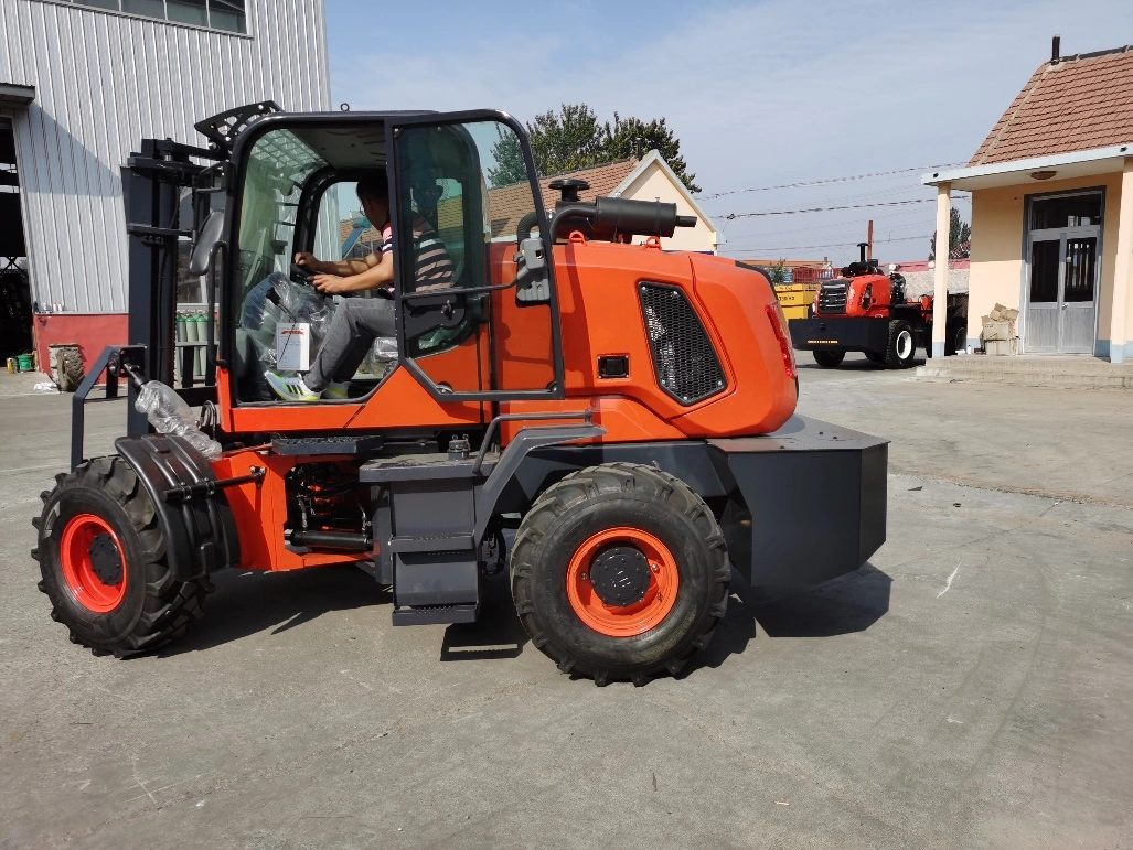 Mini Diesel Manual 4X4 Telescopic 3 Ton 7 Ton Forklift Attachment Truck Spare Hydraulic Parts off Road Forklift