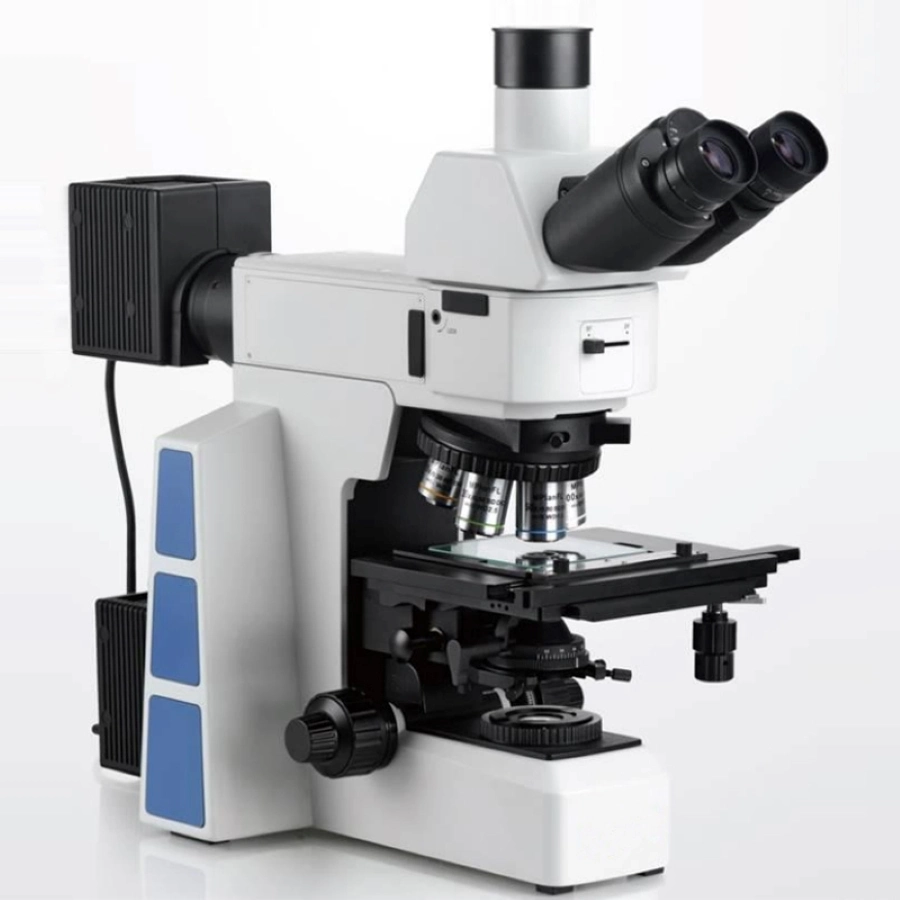 Investigación coaxial Avanzada Microscope compuesto Binocular microscopio Binocular, Laboratorio de Educación del Hospital Trinocular en