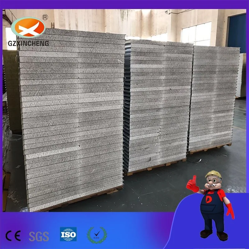 Clean Room Project Silicon Rock Sandwich Panels Board for Wall and Roof