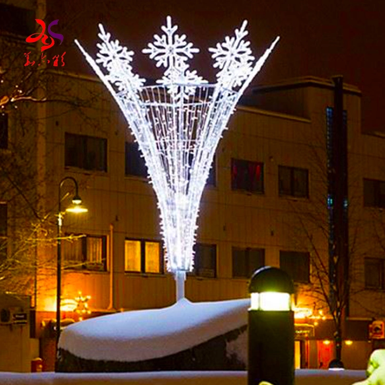 Xmas Outdoor Festival Lighting 2D Christmas Street Motif Lights