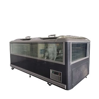 Supermarket Commercial Refrigeration Equipment Combined Fridge Island Meat Frozen Freezer